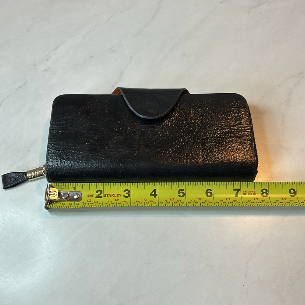 Yafeige Large Luxury Women's RFID Blocking Tri-fold Leather Wallet /Black - Picture 6 of 7